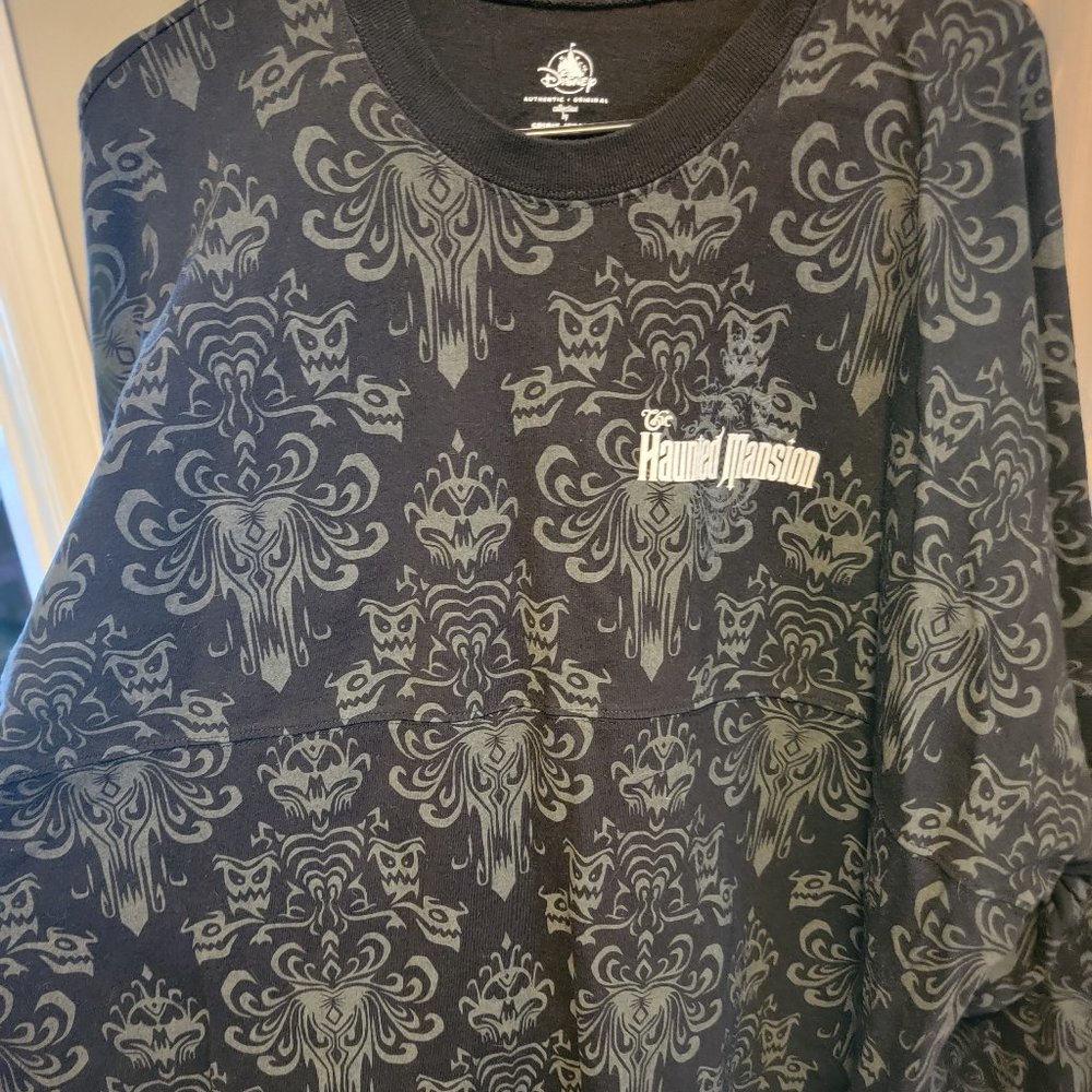 Disney World Haunted Mansion Spirit Jersey Black and Gray - Size XXL